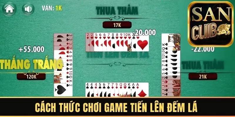 Cách thức chơi game tiến lên đếm lá 