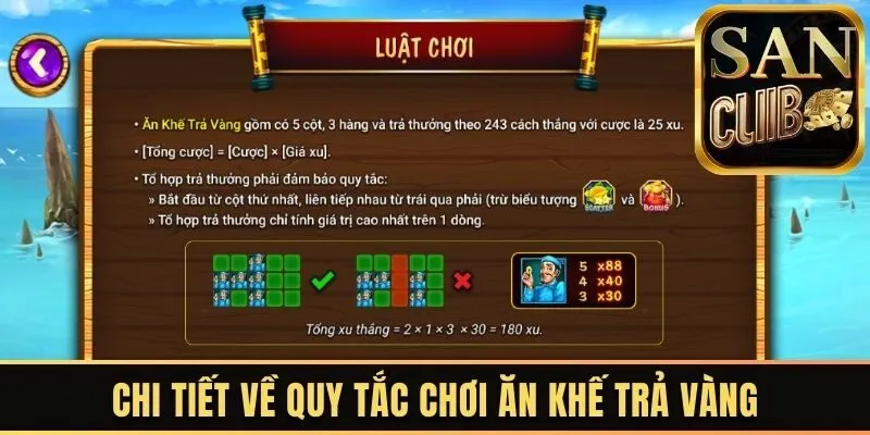 Chi tiết về quy tắc chơi ăn khế trả vàng