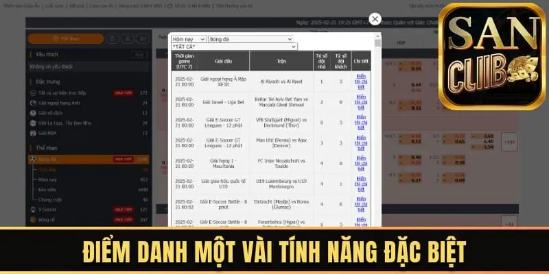Điểm danh một vài tính năng đặc biệt trong trò chơi