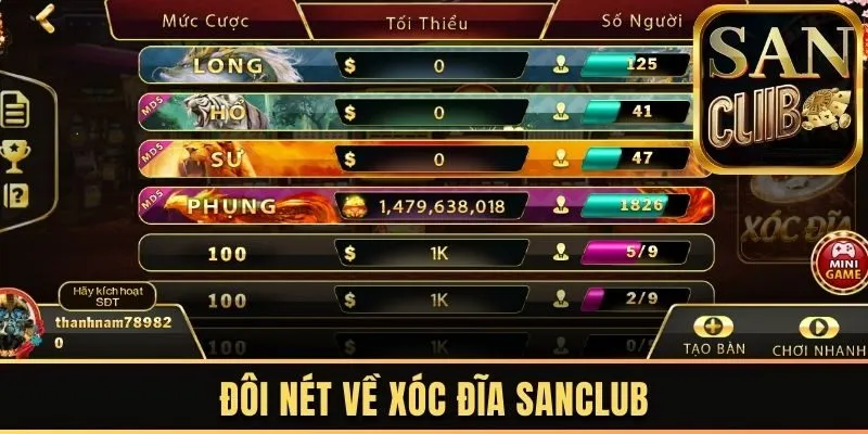 Nắm chắc quy định chơi trong xóc đĩa