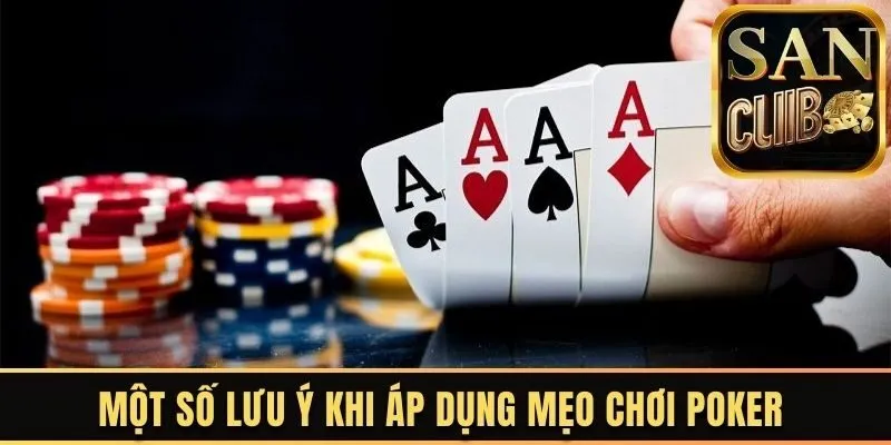 Một số mẹo đánh bài Poker bất bại 